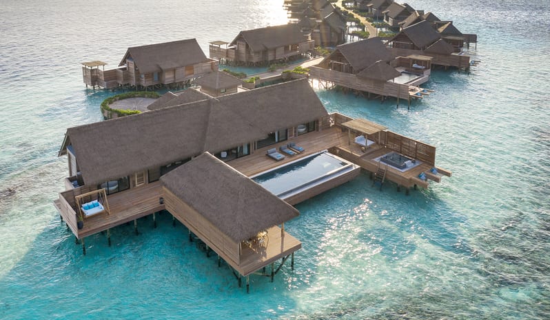 7. Two-Bedroom Overwater Villa - Aerial